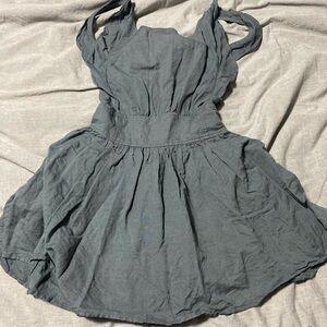 Free People Blue/green open back dress